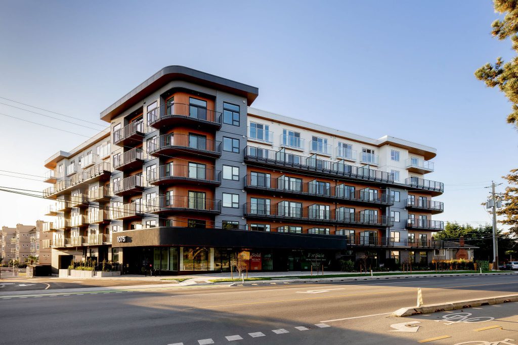Central Block six-storey mixed-use building by Abstract Developments in Victoria, BC